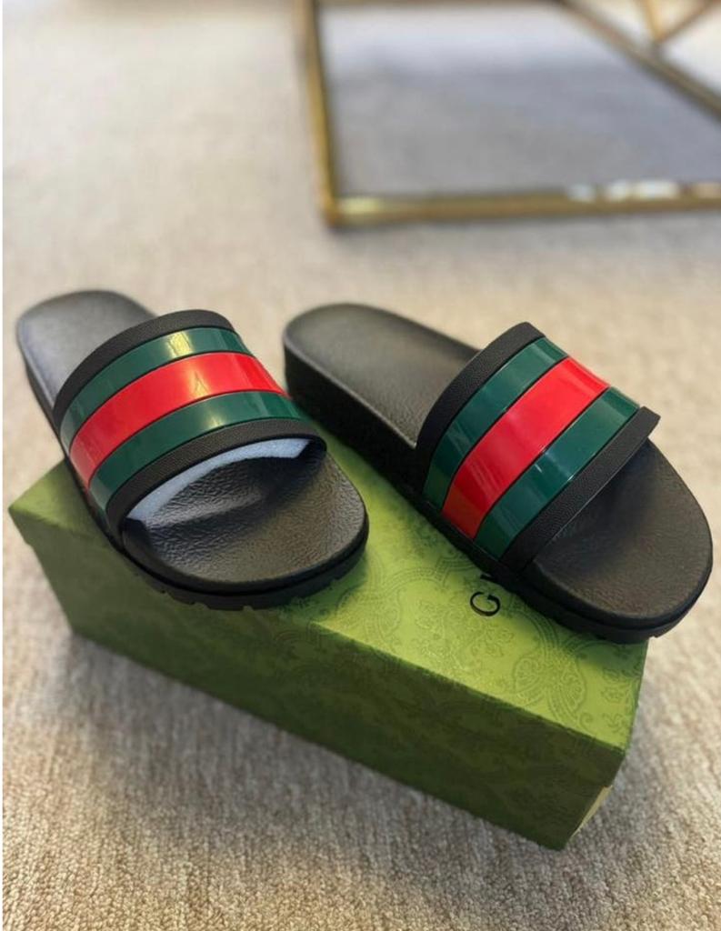 Gucci slides, Verzenden, Nieuw, Zwart