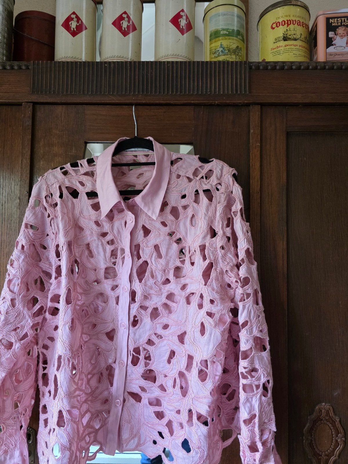 Roze Nukus blouse Chloe, Kleding | Dames, Maat 42/44 (L), Ophalen of Verzenden, Zo goed als nieuw, Roze