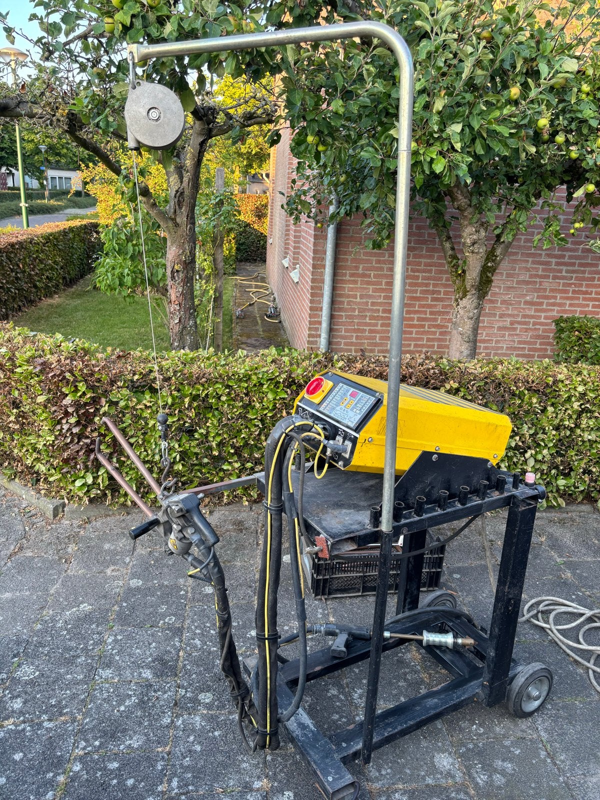 Tecna TE-95 Puntlasapparaat met toebehoren, Doe-het-zelf en Verbouw, Gereedschap | Lasapparaten, Ophalen, Gebruikt, 150 tot 250 ampère