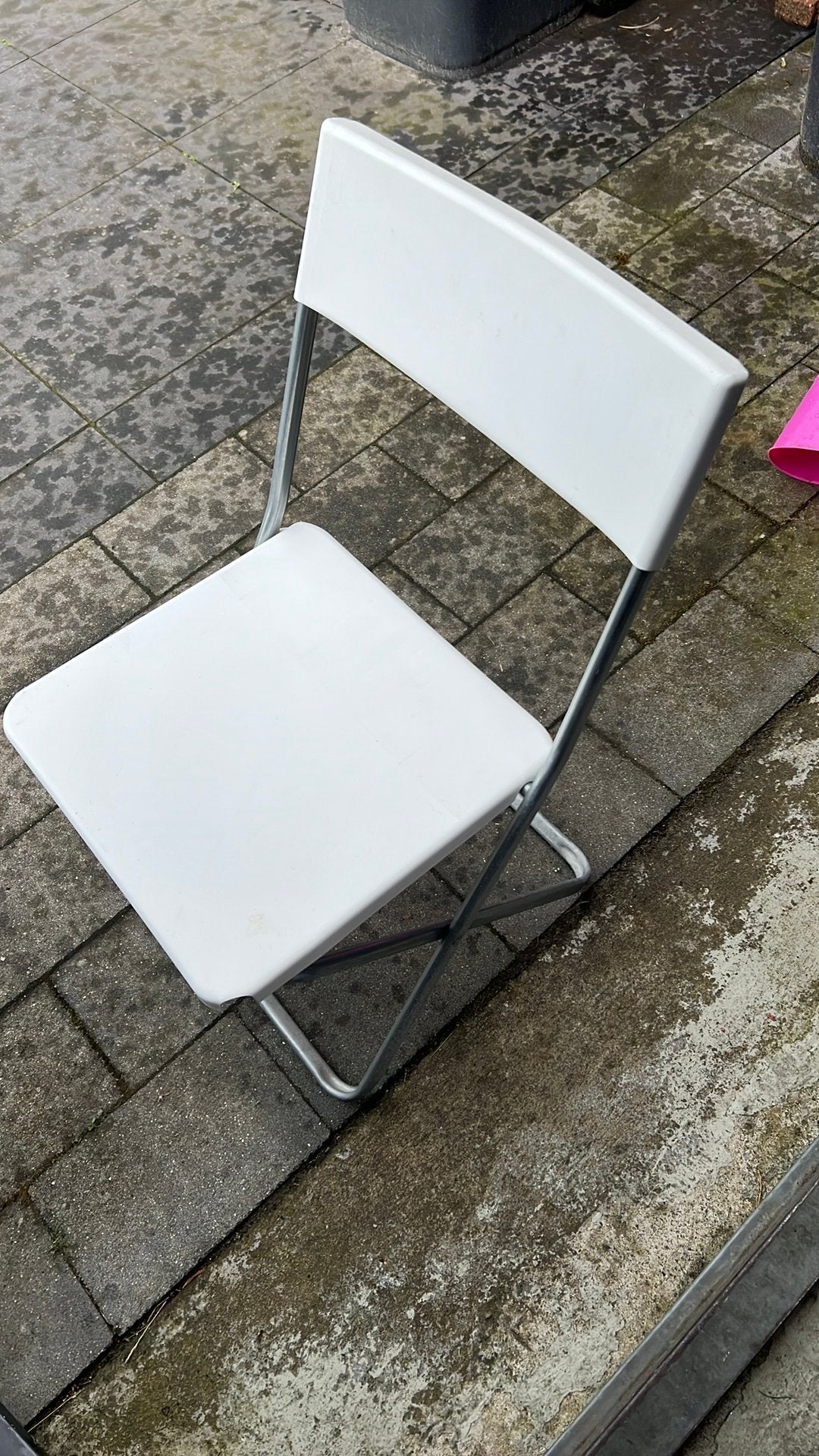 Ikea klapstoeltjes, wit. Gunde., Ophalen, Gebruikt, Wit, Eén