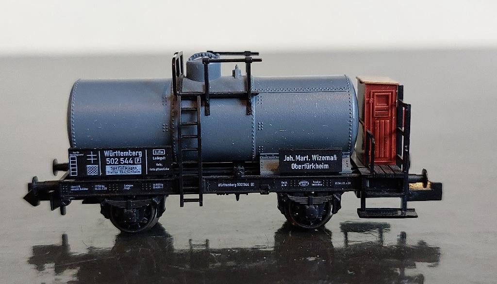 Fleischmann 8824K - K.W.St.E. ketelwagen ´Wizemann´ (11257), Gebruikt, Gelijkstroom, Fleischmann, Wagon