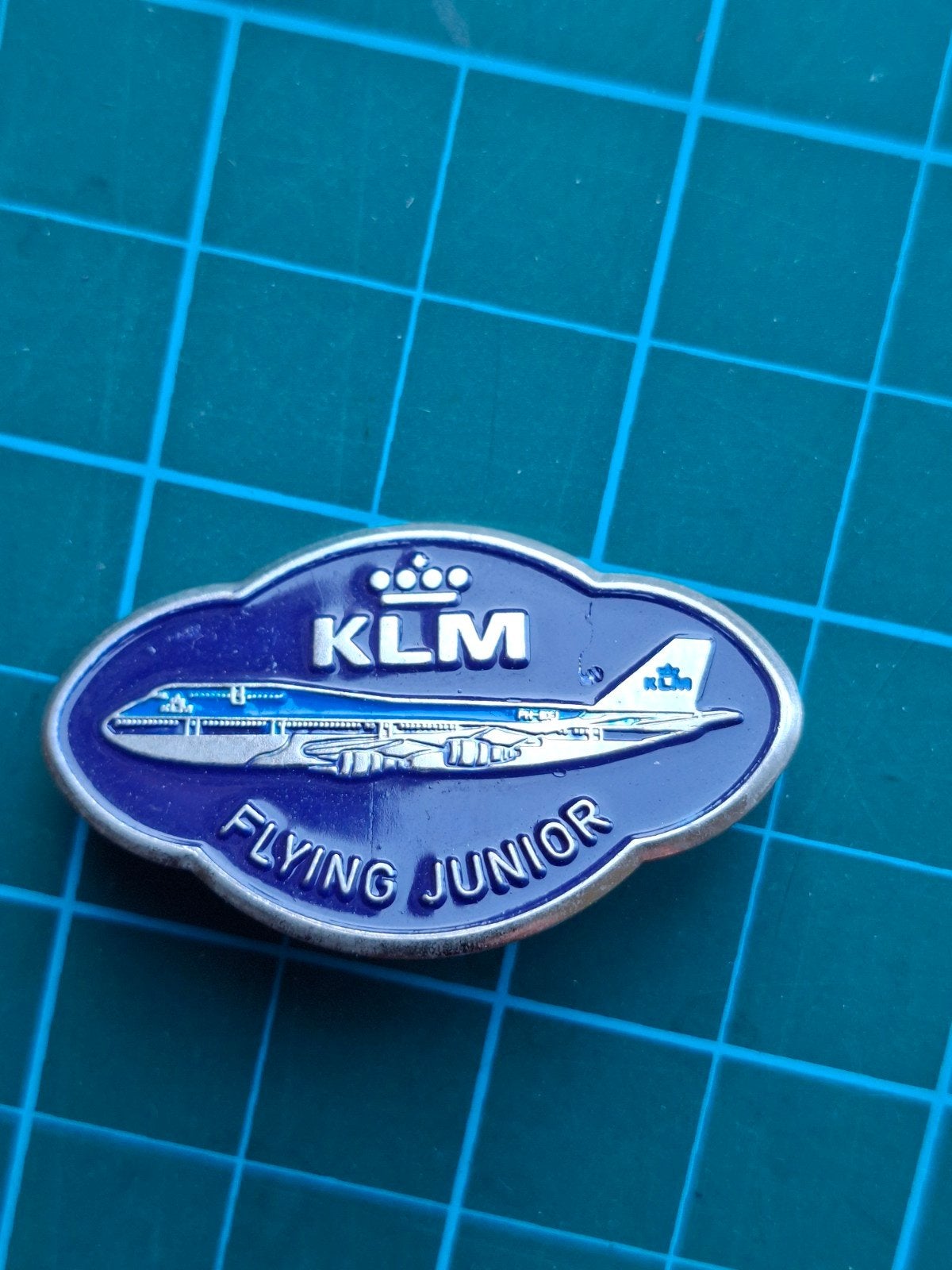 speldje, KLM Flying Junior *afb. vliegtuig klm., Ophalen of Verzenden, Gebruikt, Overige typen