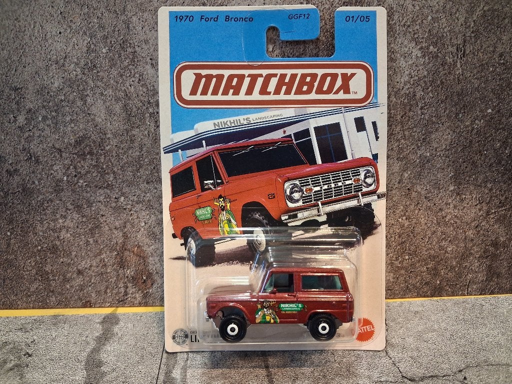 1970 Ford Bronco van Matchbox, Ophalen, Nieuw, Auto