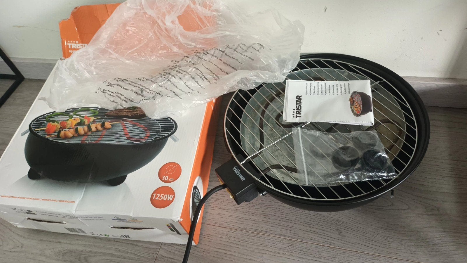 Tristar BQ-2880 Elektrische Barbecue -, Ophalen of Verzenden, Zo goed als nieuw, Tristar