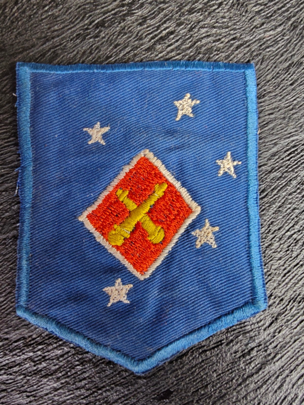 USMC ..US 1st MAC Marine Amphibious Corps Artillery Patch MA, Verzamelen, Ophalen of Verzenden, Marine, Amerika, Embleem of Badge