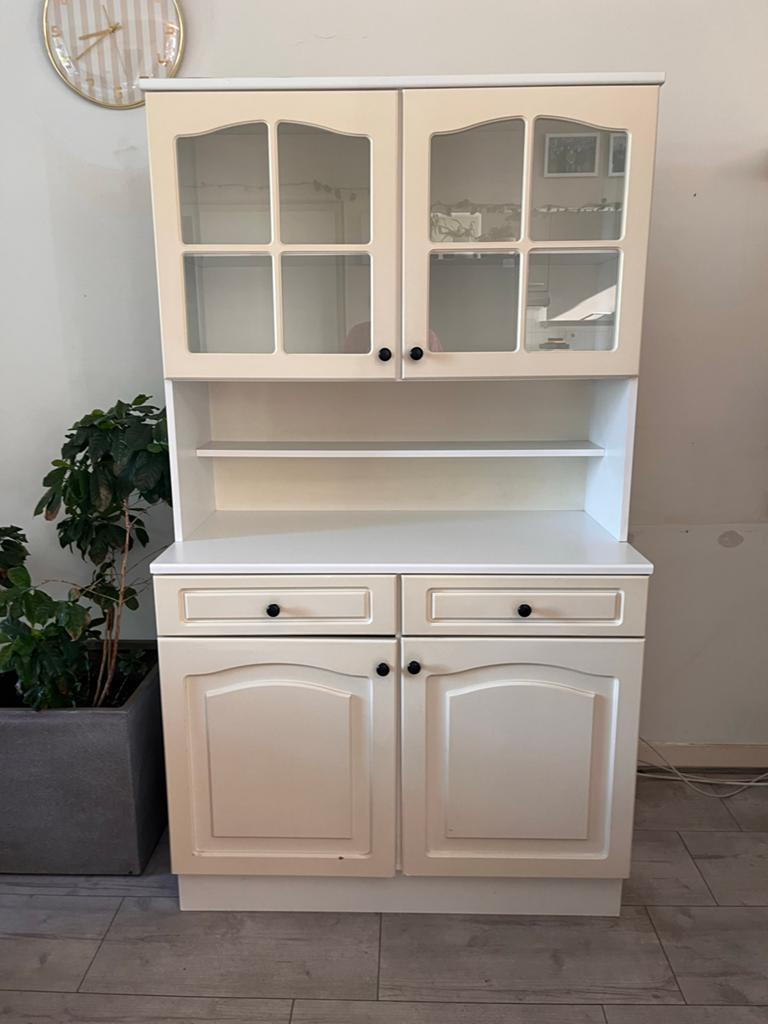 Gratis op te halen: Buffetkast / Servieskast (opknapper), Huis en Inrichting, Ophalen, Gebruikt, 50 tot 100 cm, Met lade(s)