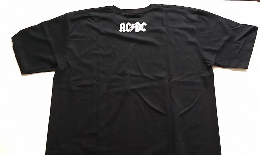 AC/DC leuk  XL t shirt  back in black met back print sh18, Verzenden, Nieuw, Kleding