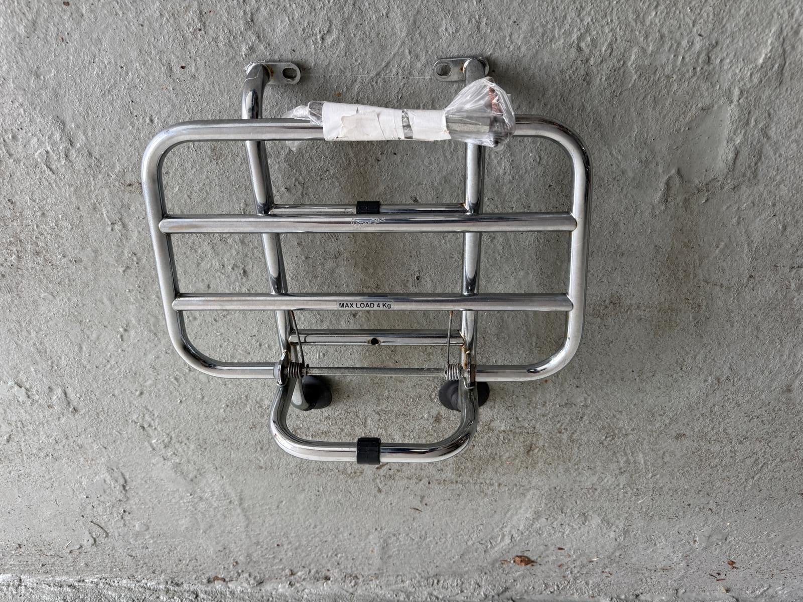 Vespa LX voordrager + valbeugels / zijbeschermers chroom, Ophalen of Verzenden, Gebruikt
