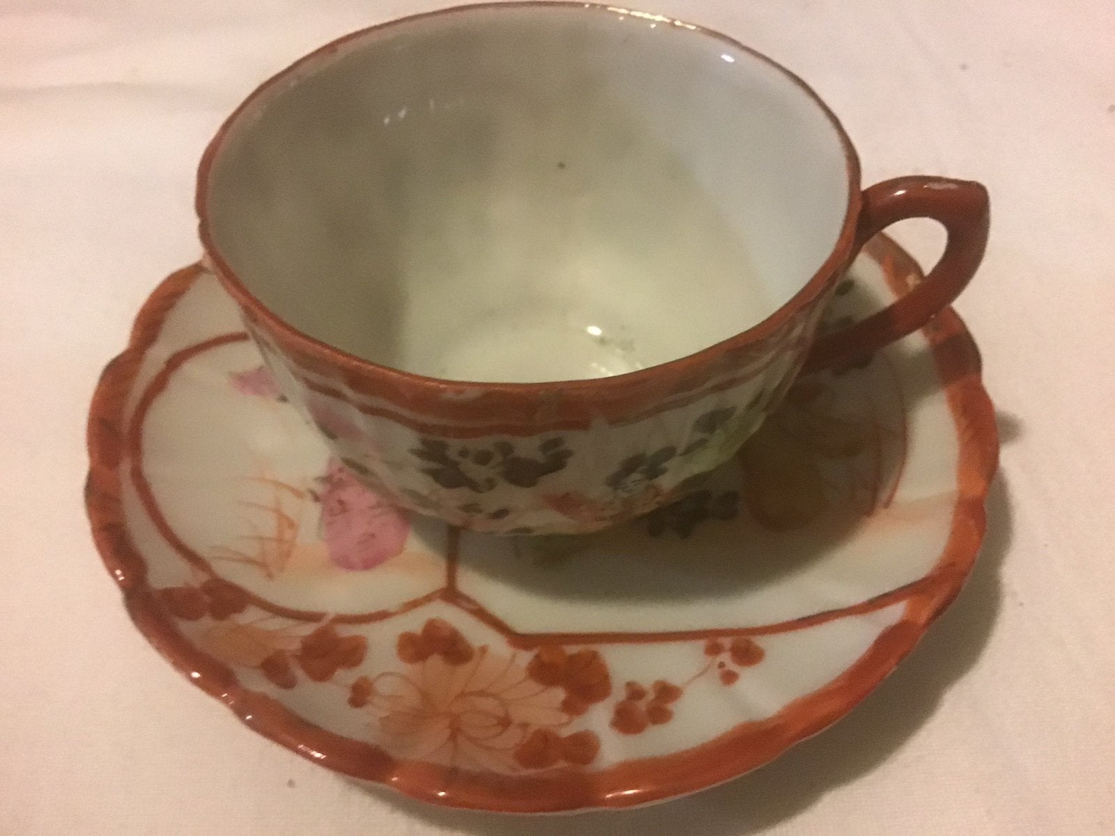 Antiek Chinees kop en schotel, Ophalen of Verzenden