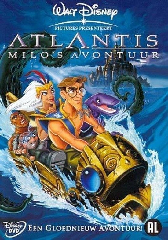 DVD: Walt Disney presenteert: Atlantis: Milo's avontuur, Tekenfilm, Ophalen of Verzenden, Zo goed als nieuw, Alle leeftijden