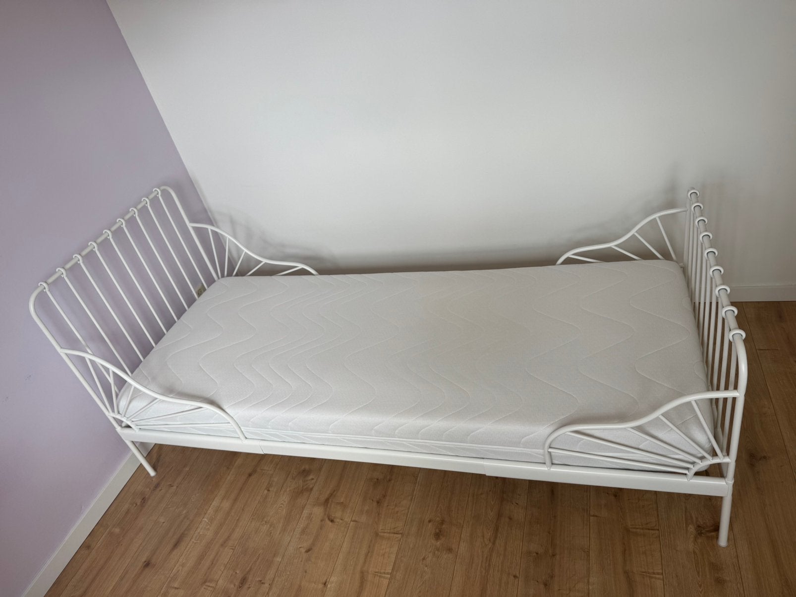 Ikea MINNEN bed incl Beter Bed matras, Ophalen, Gebruikt, 70 tot 85 cm, Matras