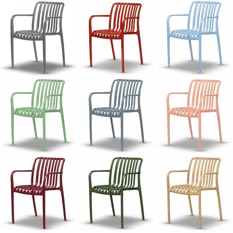 Terrasstoelen horecastoelen stapelbaar tuinstoelen tuinstoel, Ophalen, Nieuw, Kunststof, Vijf, Zes of meer stoelen