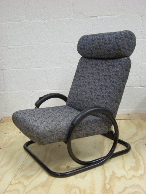 Prachtige vintage zeldzame Synchro chair 1970, Ophalen, 75 tot 100 cm, Zo goed als nieuw, Stof