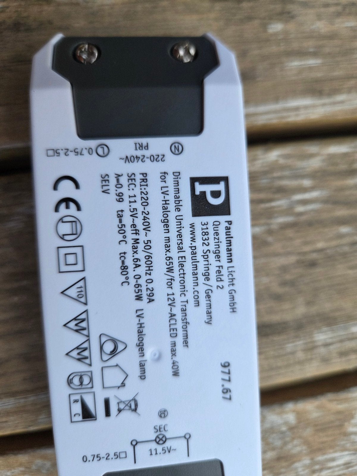 Nieuwe Paulmann dimbare LED Trafo 12V 40W, Ophalen of Verzenden, Nieuw, Overige merken, Overige typen