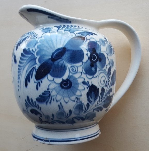 Delftsblauw melkkan., Antiek en Kunst, Ophalen of Verzenden