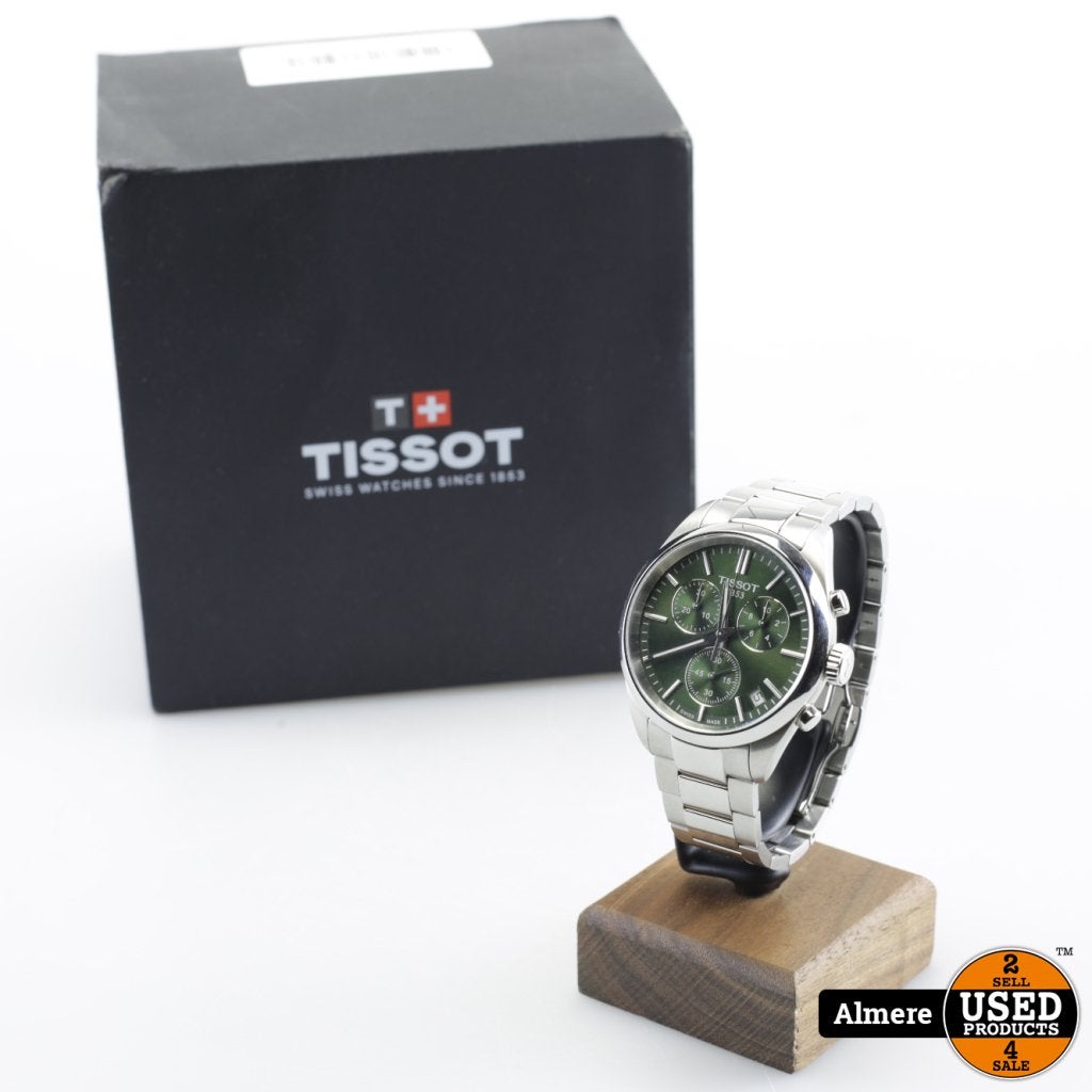 Tissot PR 100 Chronograph Groen T1504171109100 in doos