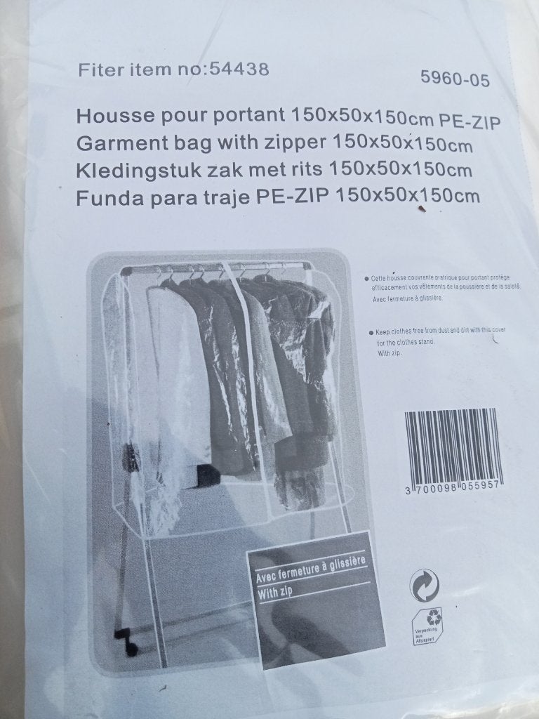 2 kledingrekken met beschermhoes, Ophalen of Verzenden, Zo goed als nieuw