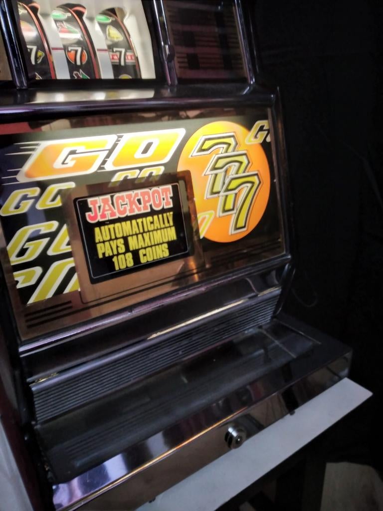 Vintage Jubilee fruitautomaat - Werkend, Verzamelen, Automaten | Gokkasten en Fruitautomaten, Overige munten, Ophalen, Gebruikt