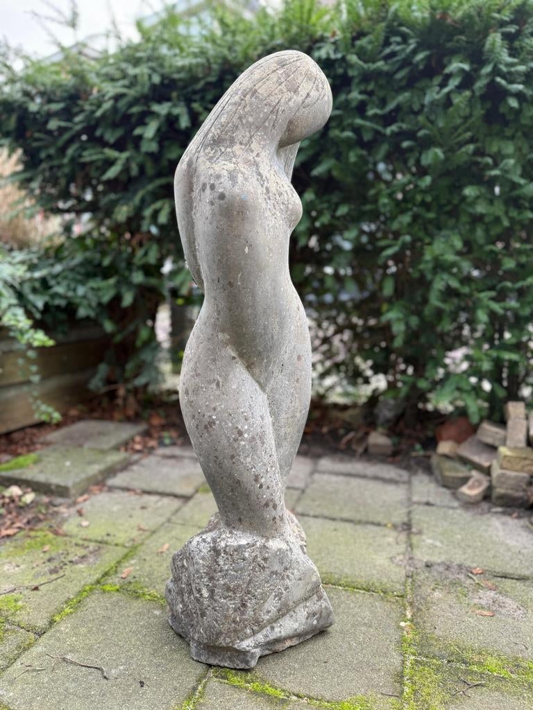 Hardstenen tuinbeeld 'Venus' van Greeth Zering, Tuin en Terras, Tuinbeelden, Ophalen of Verzenden, Gebruikt, Steen