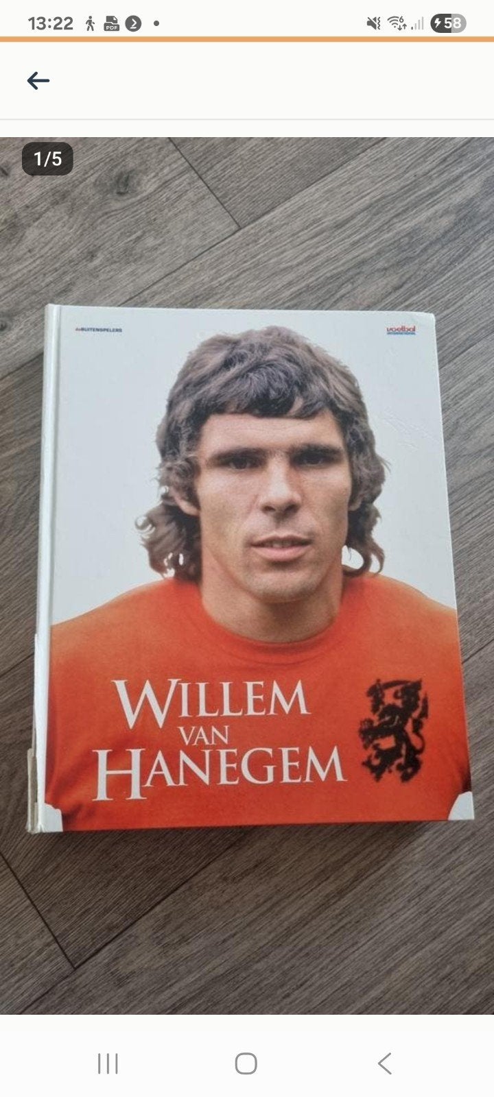 Willem van Hanegem - Boek over voetballegende, Ophalen of Verzenden, Gelezen, Hugo Borst, Leo Driessen, Leo Verheul, Willem van Hanegem