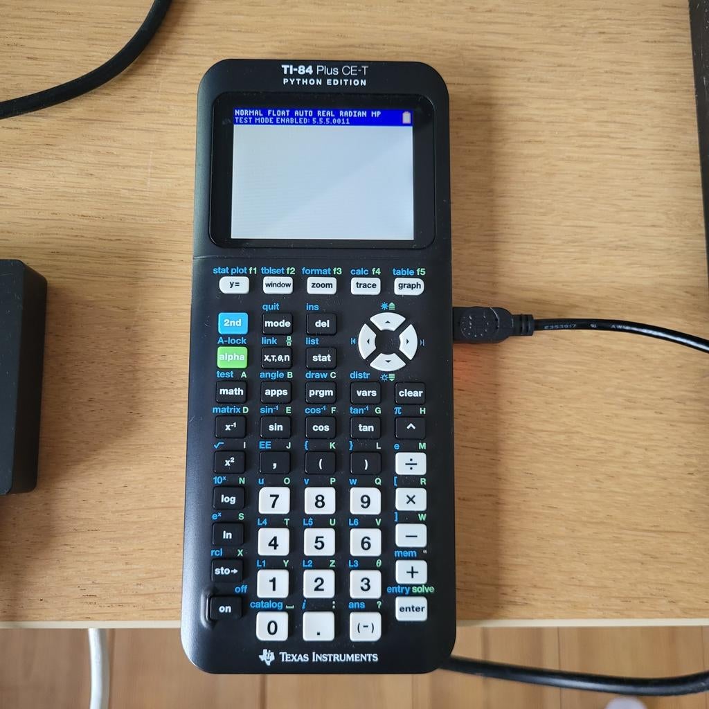 Teras instruments TI 84 plus CE T python edition, Ophalen