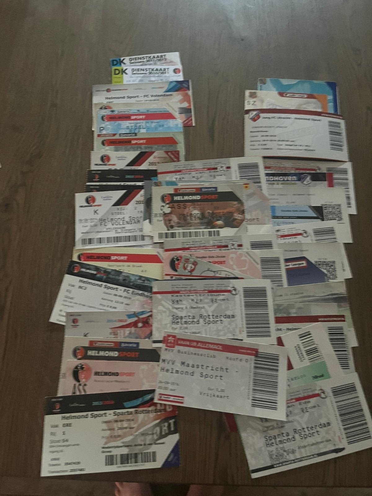 DIVERSE TICKETS HELMOND SPORT TE KOOP/RUIL, Ophalen of Verzenden, Zo goed als nieuw, Overige binnenlandse clubs, Overige typen