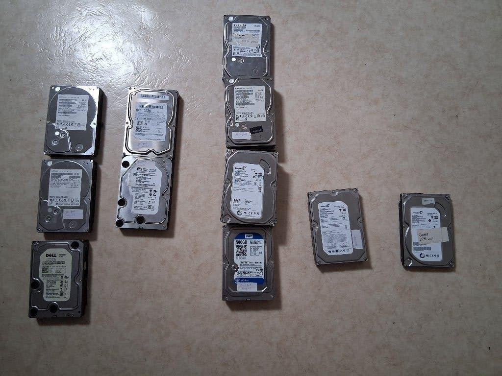 Diverse harde schijven van 250GB tot 1Tb, Intern, Gebruikt, Ophalen of Verzenden, Desktop