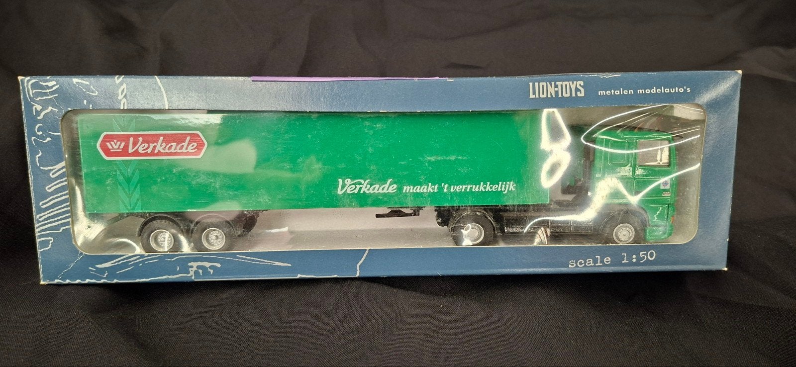 Lion-Toys Verkade Vrachtwagen met Trailer Schaal 1:50, Ophalen of Verzenden, Nieuw, Bus of Vrachtwagen