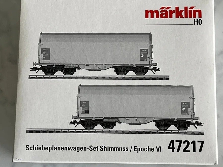 Marklin 47217 wagonset AAE, Wisselstroom, Wagon, Ophalen of Verzenden, Zo goed als nieuw