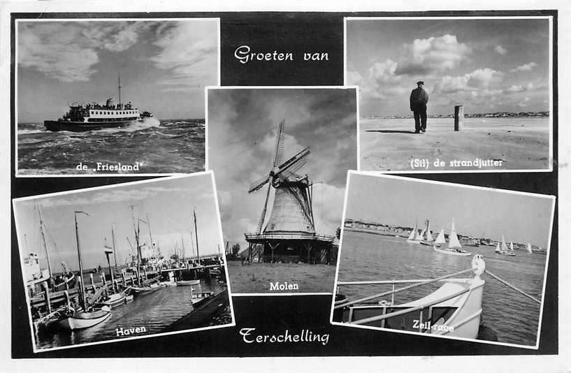 377-423-029 Terschelling Multiview, Verzamelen, Verzenden, Voor 1920, Friesland