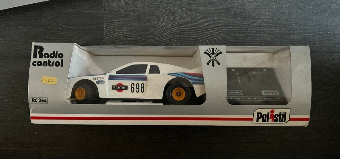 Polistil Lancia Beta Montecarlo RC "Team Martini", Elektro, Ophalen of Verzenden, Zo goed als nieuw, Auto onroad