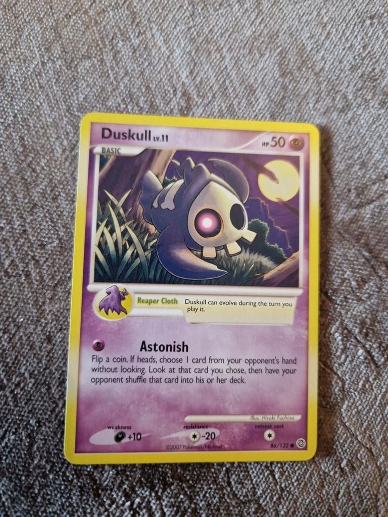 Pokémon Kaart Duskull LV.11 (2007), Ophalen of Verzenden, Gebruikt, Losse kaart
