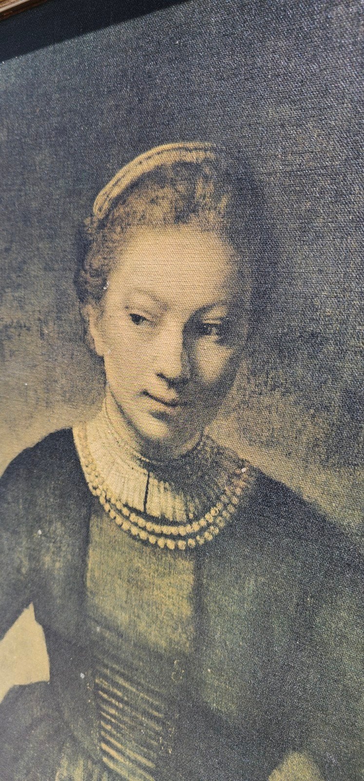 Vintage Rembrandt Meisje aan het Venster, Antiek en Kunst, Ophalen of Verzenden