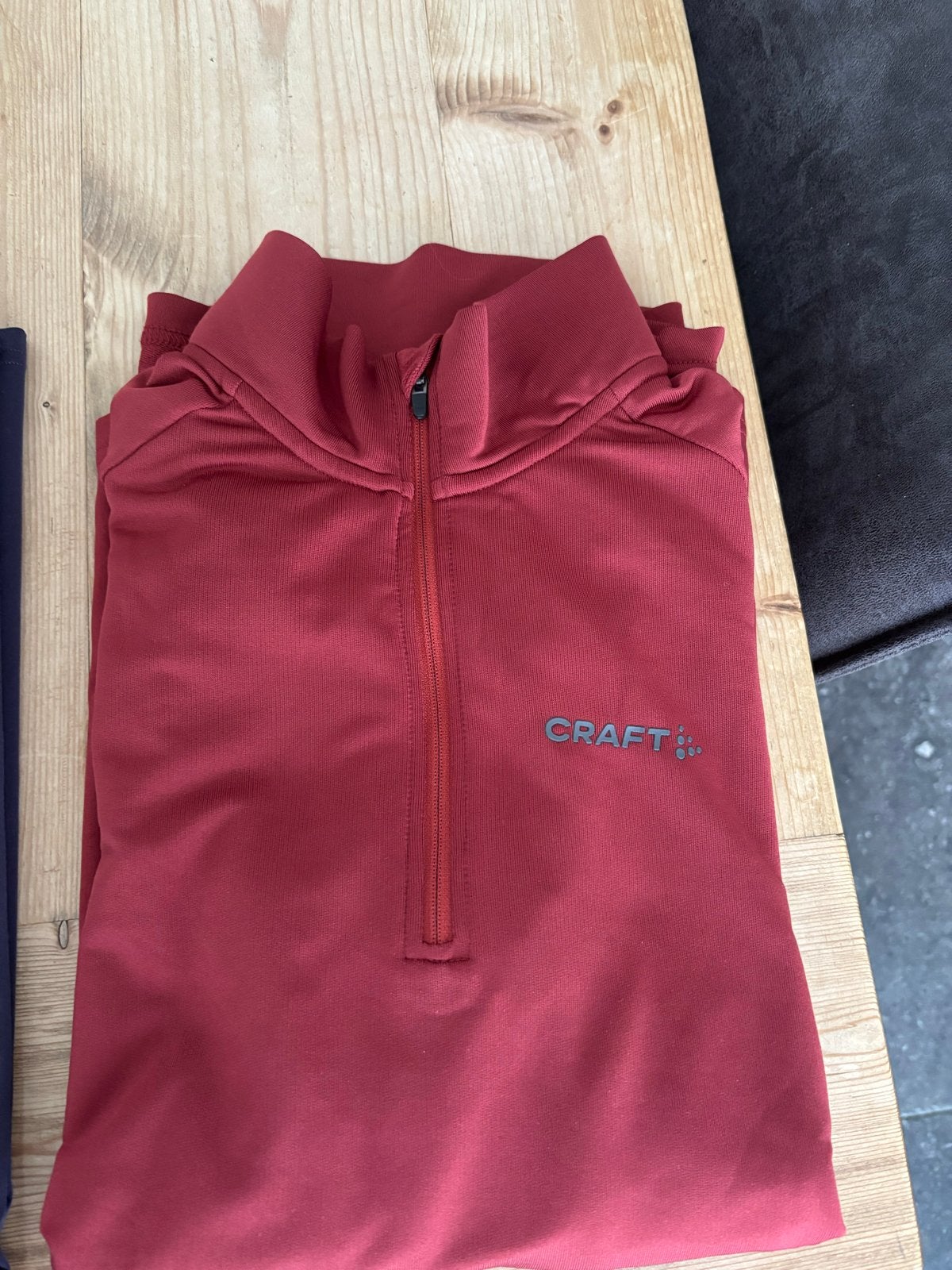 Craft sportshirt met lange mouwen, Zo goed als nieuw, Lange mouw, Rood, Ophalen