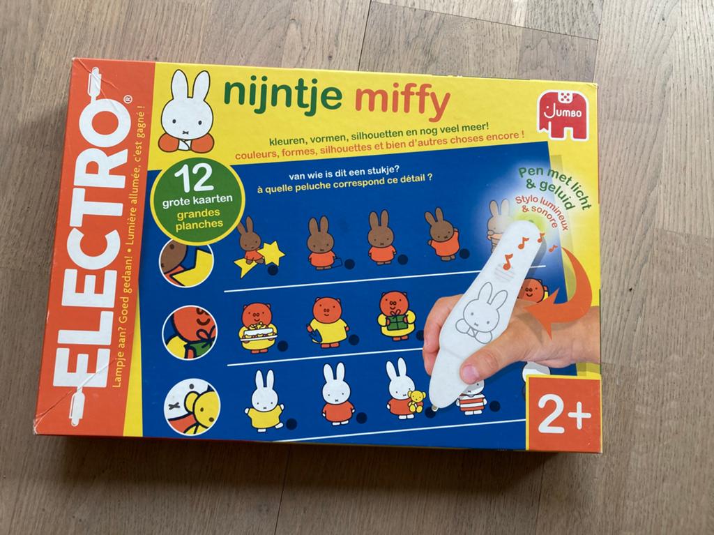 Jumbo Nijntje Miffy Electro spel, Ophalen, Gebruikt, Overige typen, Met geluid