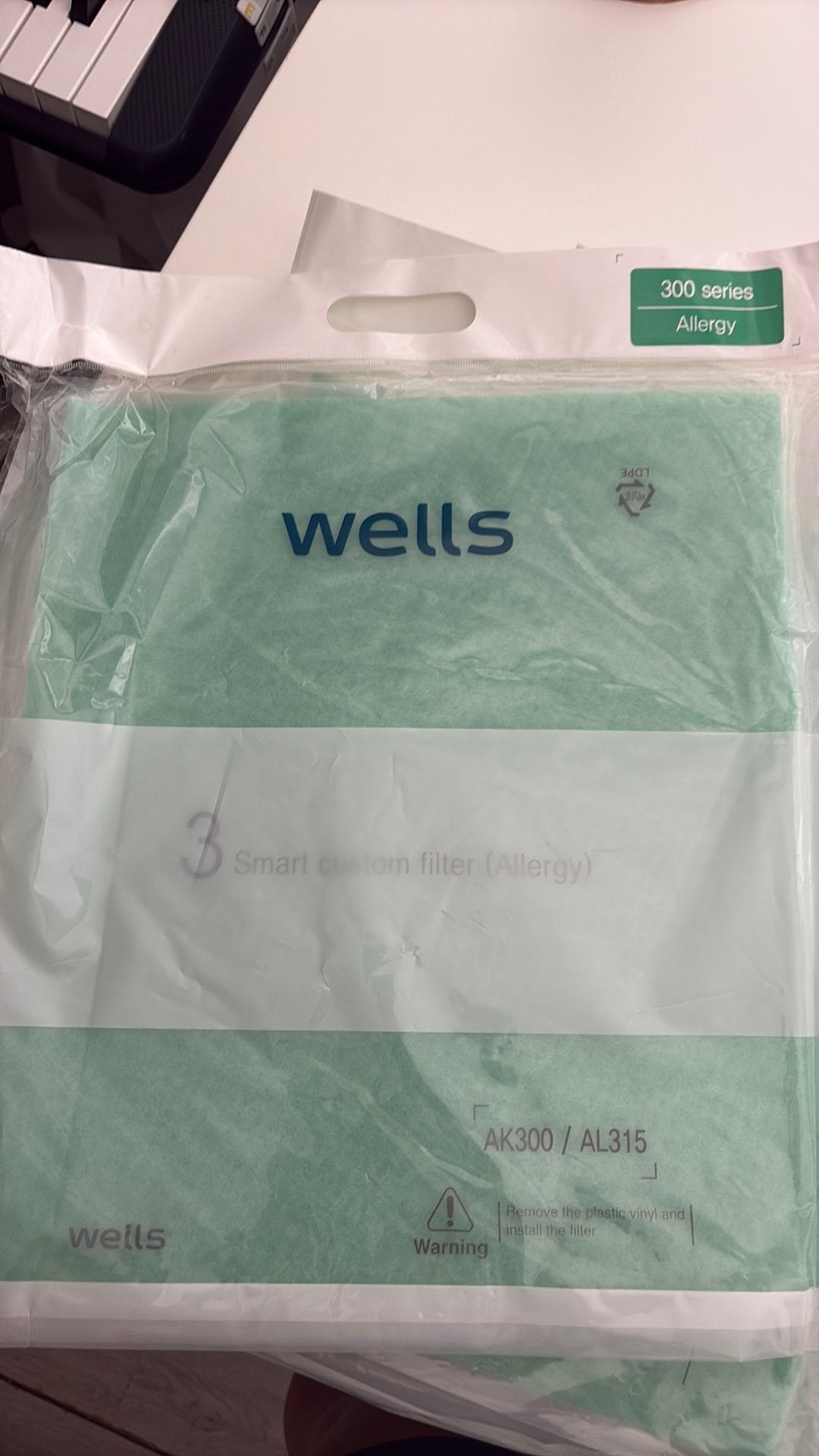 Wells luchtfilter allergie 4x, Ophalen of Verzenden, Nieuw, Luchtreiniger