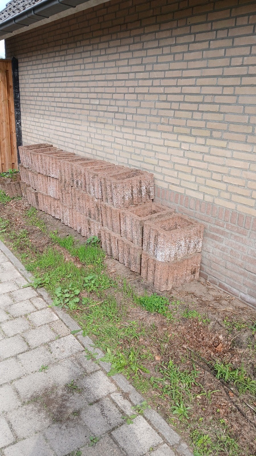 Betonnen bloembakken - 9 meter lengte, Ophalen, Gebruikt, 100 cm of meer, Beton