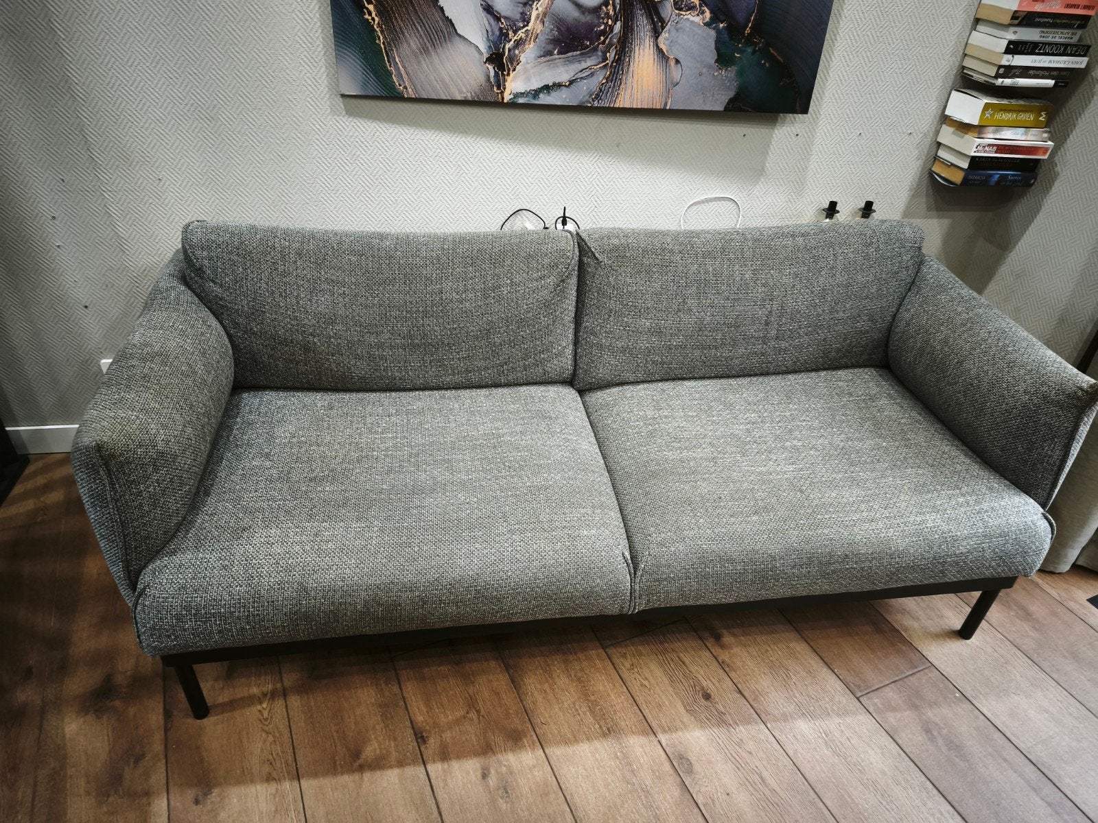Comfortabele 2-zitsbank Applaryd Ikea, Goede staat, lichte v, Huis en Inrichting, Ophalen, Gebruikt, Stof