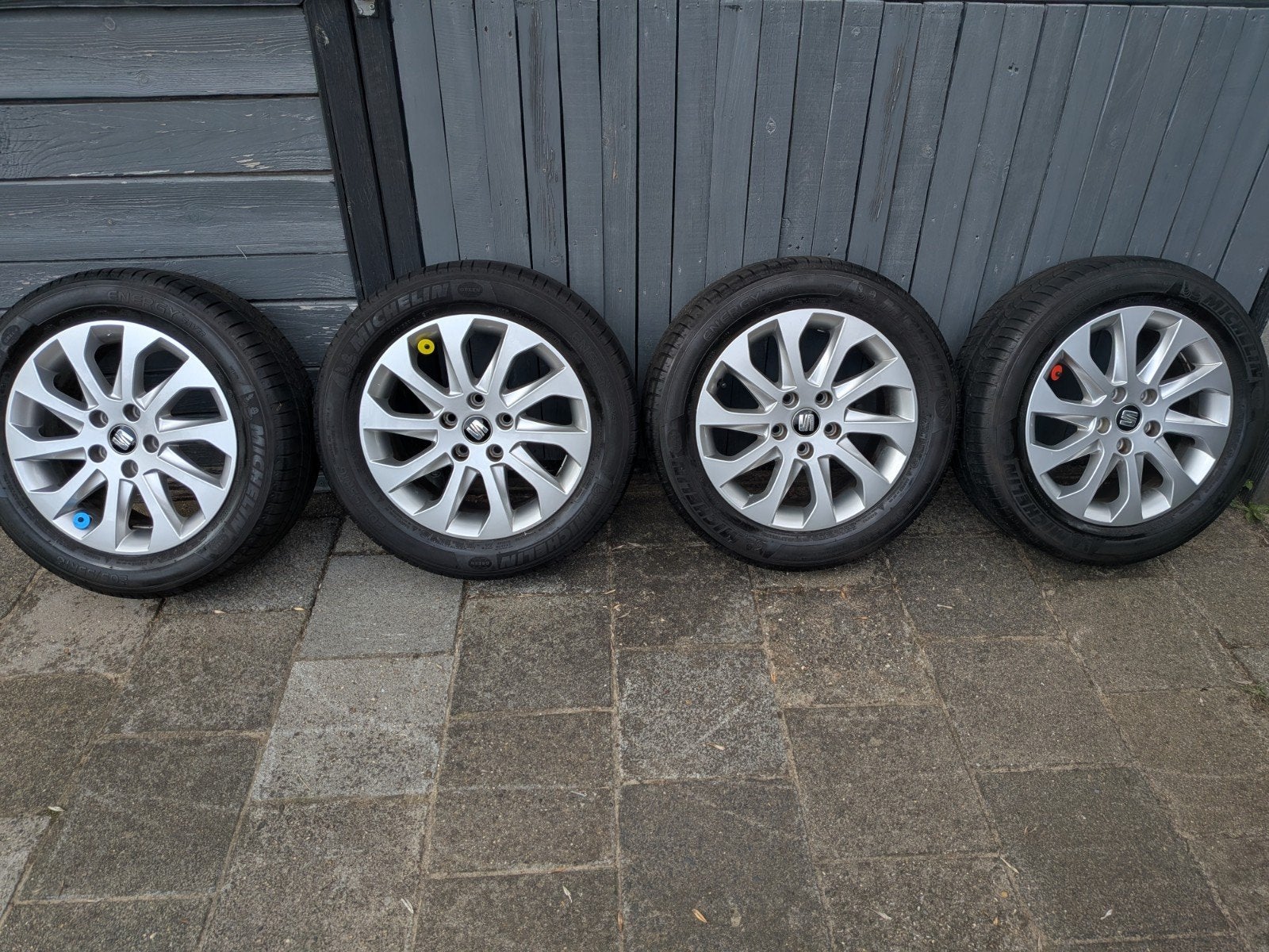 Orginele Seat Leon 5F velgen  205/55/R16   1,5 jaar mee gere, Ophalen