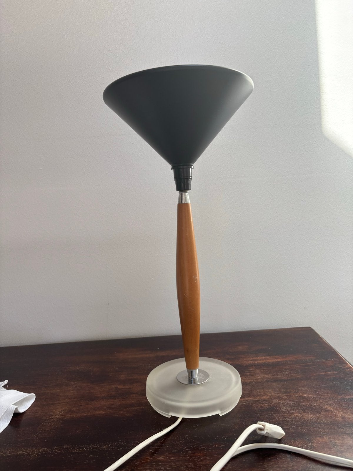 Gratis lamp inclusief spaarlamp, Ophalen, Gebruikt, Hout, Inclusief lichtbron