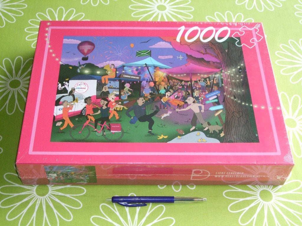Nieuw in seal: cartoonpuzzel 15 jaar Careaz, Hobby en Vrije tijd, Denksport en Puzzels, Ophalen of Verzenden, 500 t/m 1500 stukjes