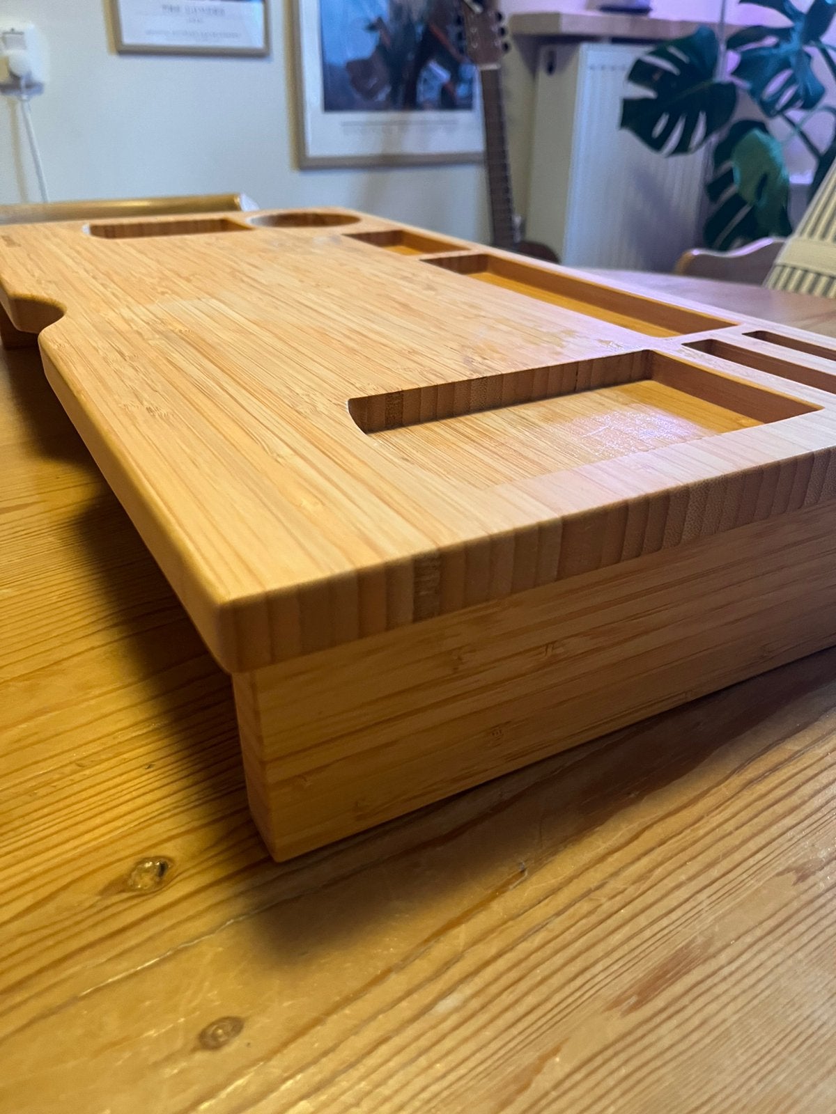 Monitor Verhoging Plank Bamboe, Ophalen of Verzenden, Zo goed als nieuw