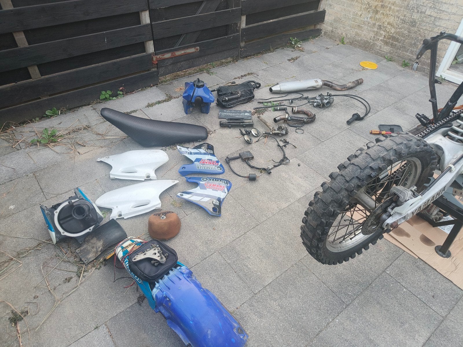 Onderdelen Yamaha YZ400F 1998, Motoren, Ophalen of Verzenden, Gebruikt