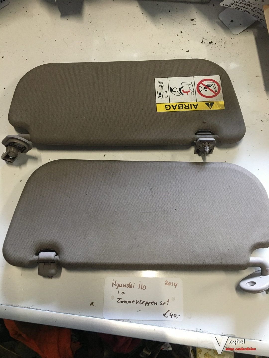 Hyundai i 10   1.0 2014 Zonnekleppen set, Gebruikt, -, -, Ophalen of Verzenden