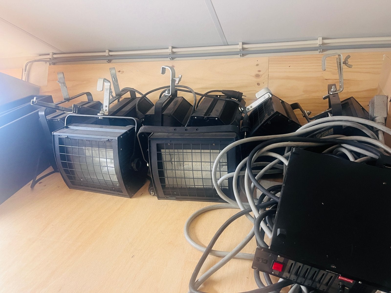 Set van 6 CLS TS-9803 1000W Halogeen Schijnwerpers met Dimme, Ophalen of Verzenden, Gebruikt
