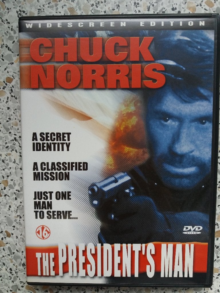 De Actiefilm "The President's Man", met Chuck Norris., Engels, Vanaf 16 jaar, Actie, Ophalen of Verzenden
