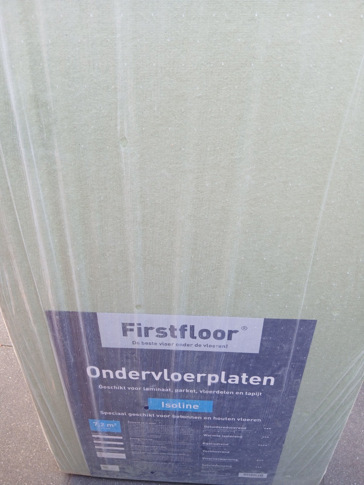 Firstfloor Ondervloerplaten Isoline ongeveer 14 m2, Doe-het-zelf en Verbouw, Vloerdelen en Plavuizen, Ophalen, Overige materialen