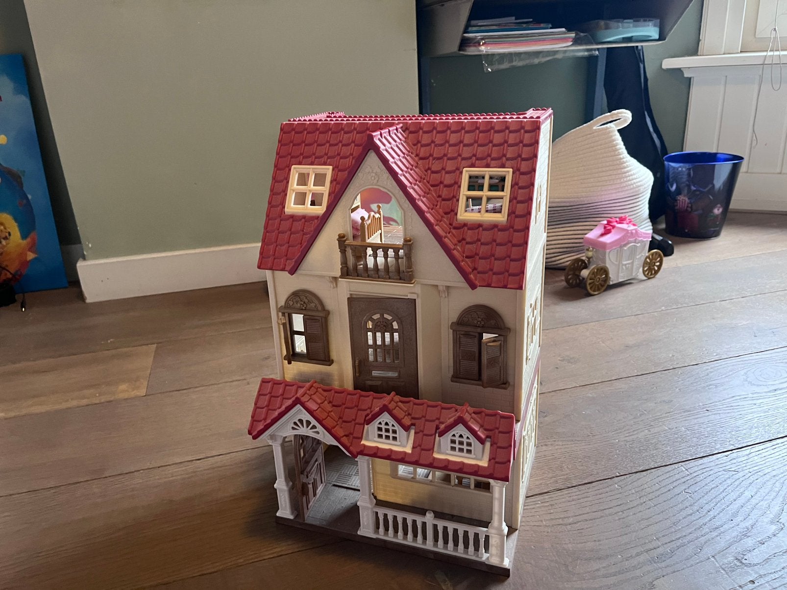 Sylvanian Families Huis, Ophalen of Verzenden, Zo goed als nieuw, Poppenhuis