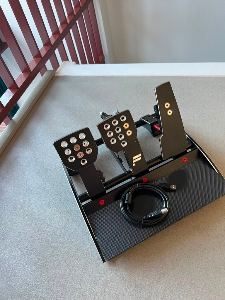Fanatec ClubSport V3 pedalen inclusief originele Damper Kit, Computers en Software, Joysticks, Ophalen of Verzenden, Zo goed als nieuw