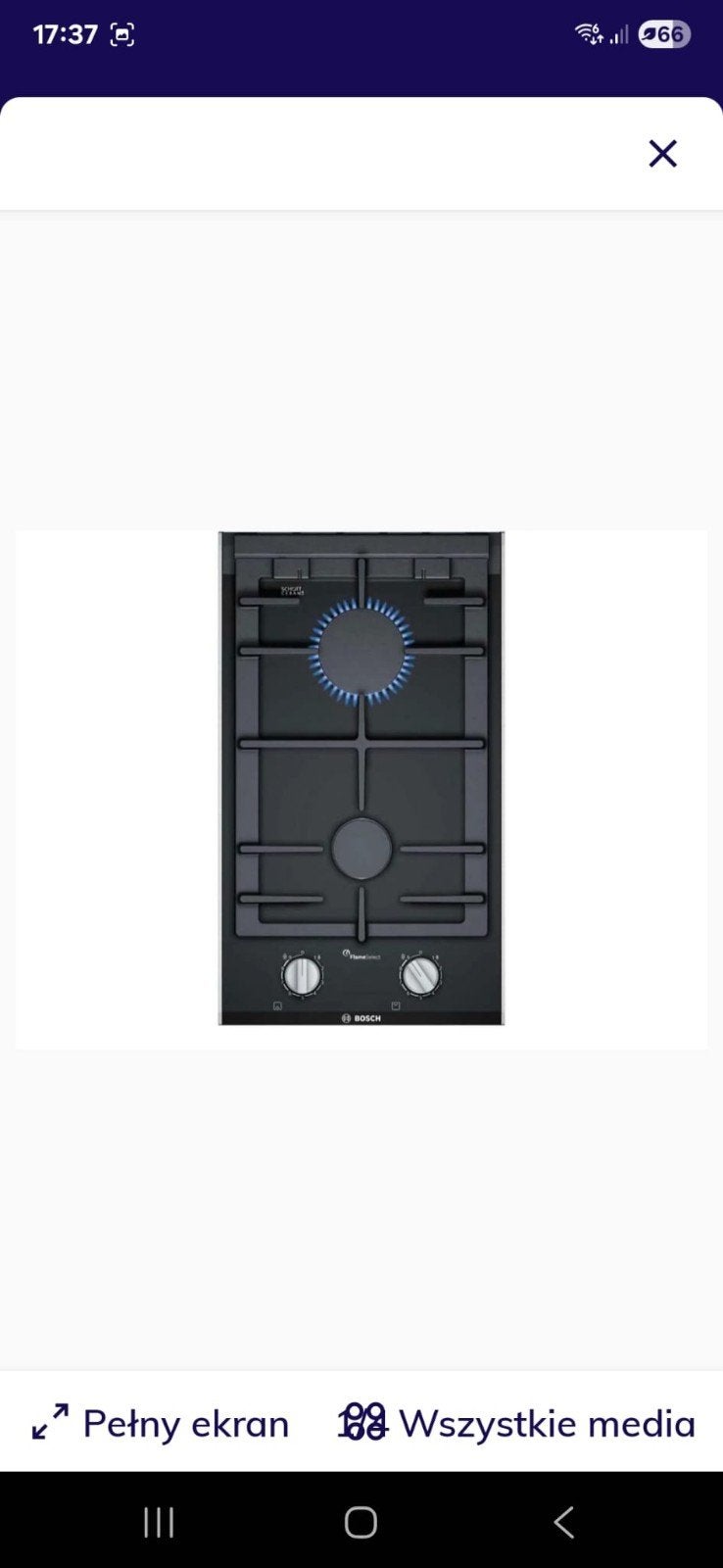 Bosch PRB3A6B70 Gas kookplaat - Nieuw in doos, Nieuw, 3 kookzones of minder, Ophalen of Verzenden, Inbouw